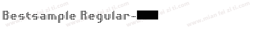 Bestsample Regular字体转换
